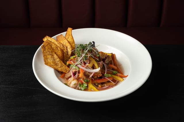 Un ceviche light.