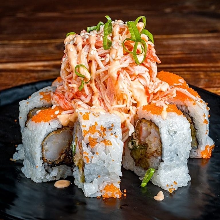 Indulge in Our Volcano Roll
