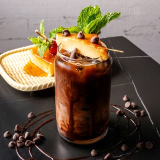 ICE MOCHA FLAN LATTE